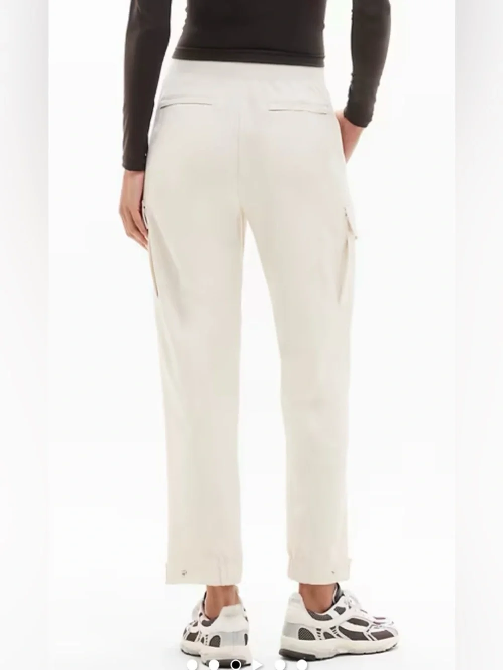 Athleta Endless High Rise Cargo Pants Womens 6 Tall Tan NWOT - Picture 5 of 11